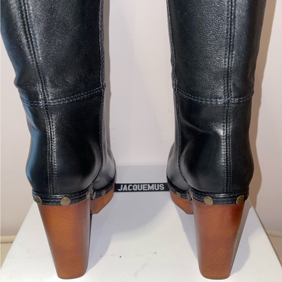 Jacquemus Les Bottes OTK Boot Black Leather Ladies - Picture 3 of 6
